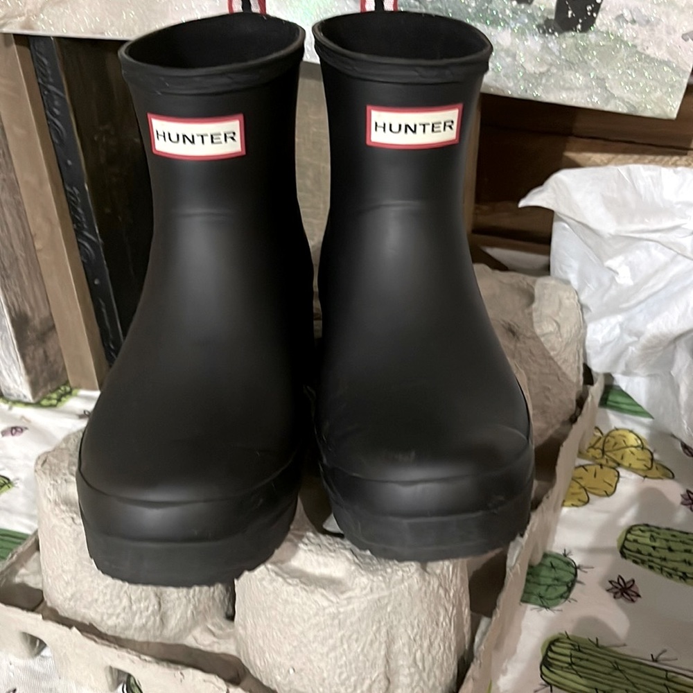 Hunter original rain boots short